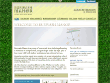 Tablet Screenshot of burwashmanor.com